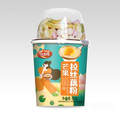 蜂香緣芒果拉絲藕粉65g