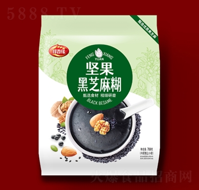 蜂香緣堅(jiān)果黑芝麻糊708g招商