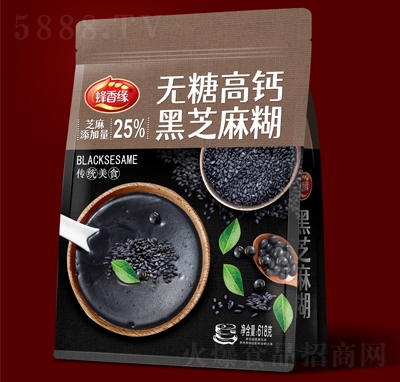 蜂香緣無(wú)糖高鈣黑芝麻糊618g
