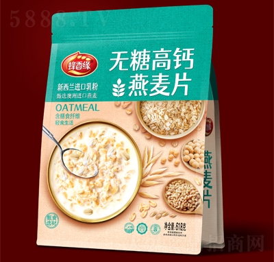蜂香緣無(wú)糖高鈣燕麥片618g