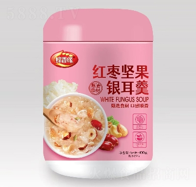 蜂香緣紅棗堅(jiān)果銀耳羹