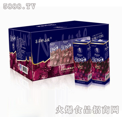 野山坡利樂(lè)包藍(lán)莓汁