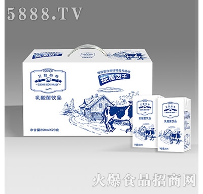 忠厚乳酸牛奶箱裝