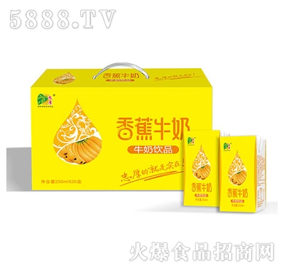 忠厚香蕉牛奶箱裝