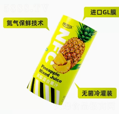 橙寶富果Frutco鮮榨NFC果汁鳳梨汁