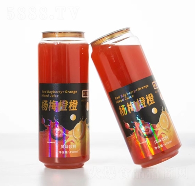 乾梁齋楊梅橙橙風(fēng)味飲料490毫升