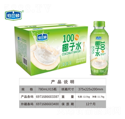 ���m�D100%Ҭ��ˮ780ml��15