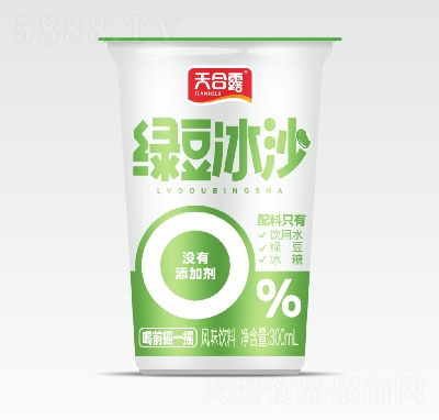 天合露綠豆冰沙風味飲料300ml
