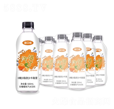 �˿ڼ�ɰ����ζ��ˮ���500mL