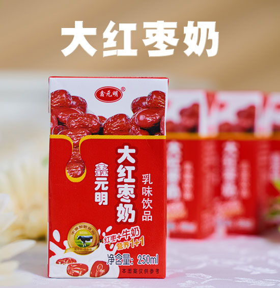鑫元明大紅棗奶乳味飲品250ml 鑫元明大紅棗奶乳味飲品250ml